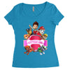 paw patrol birthday girl Women's Triblend Scoop T-shirt
