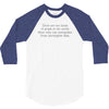 incomplete data people 3/4 Sleeve Shirt