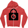padlock eye Zipper Hoodie