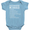 rules for dating my niece Baby Onesie