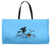 happy halloween Weekender Totes