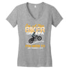 I'm A Nice Biker Grandpa So If I'm An Asshole To You You Need To Ask Y Women's V-Neck T-Shirt