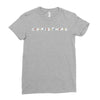friends tv show parody christmas Ladies Fitted T-Shirt