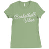 basketball vibes Ladies Fitted T-Shirt