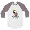 Happiness is Camp 3/4 Sleeve Shirt