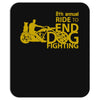 annual ride to end dog fighting Mousepad