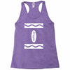 adult crayon Racerback Tank