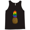 rainbow pineaplle Tank Top