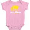 visit tilted towers fortnite Baby Bodysuit