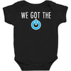 we got the power 3 Baby Bodysuit