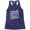 i may be wrong but it's highly unlikely Racerback Tank