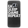 eat sleep game repeat Samsung Galaxy S7 Edge Case