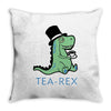 tee rex Throw Pillow