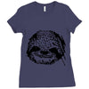 ask me why i'm lazy sloth! Ladies Fitted T-Shirt