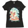 polar bear Ladies Fitted T-Shirt