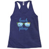Beach Please Racerback Tank