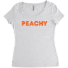 Peachy Women's Triblend Scoop T-shirt