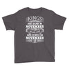 Real Kings Are Born On November 13 Youth Tee