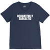 delightfully sarcastic V-Neck Tee