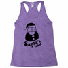 santa's a fake! Racerback Tank