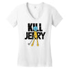 kill jerry Women's V-Neck T-Shirt