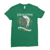 dragons are a girl's best frien Ladies Fitted T-Shirt