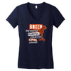 devoted boxer Women's V-Neck T-Shirt
