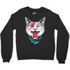 cat rock Crewneck Sweatshirt