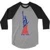 4th of july 3/4 Sleeve Shirt