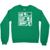 v3 eat sleep hockey Crewneck Sweatshirt