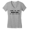 come to the dark side we have cookies t shirt x large funny awesome st Women's V-Neck T-Shirt