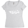 Blessed Women's Triblend Scoop T-shirt