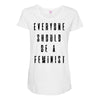 everyone should be feminist Maternity Scoop Neck T-shirt