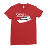 i'm on a boat Ladies Fitted T-Shirt