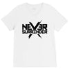 never surrender 2 V-Neck Tee
