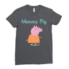 peppa pig mommy pig Ladies Fitted T-Shirt