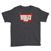 behind beard is a handsome man Youth Tee