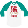 pour some gravy on me 3/4 Sleeve Shirt