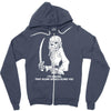 i'm smiling should scare u pirate skeleton Zipper Hoodie