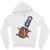pop up knuckles1 Zipper Hoodie