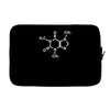 caffeine molecule gamer nerd geek science funny Laptop sleeve