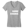 game change Women's V-Neck T-Shirt