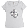 soft ass Women's Triblend Scoop T-shirt