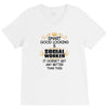 Smart Good Looking Social Worker Doesnt Get Better Than V-Neck Tee