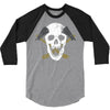 skull axe 3/4 Sleeve Shirt