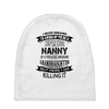 Super Cool Nanny Of A Freaking Awesome Granddaughter Baby Beanies