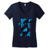 BORN TO BE AWESOME Women's V-Neck T-Shirt