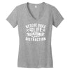 rescue dogs are my life dog rescue Women's V-Neck T-Shirt