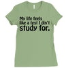 my life feels Ladies Fitted T-Shirt