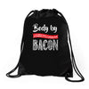 body by bacon! Drawstring Bags